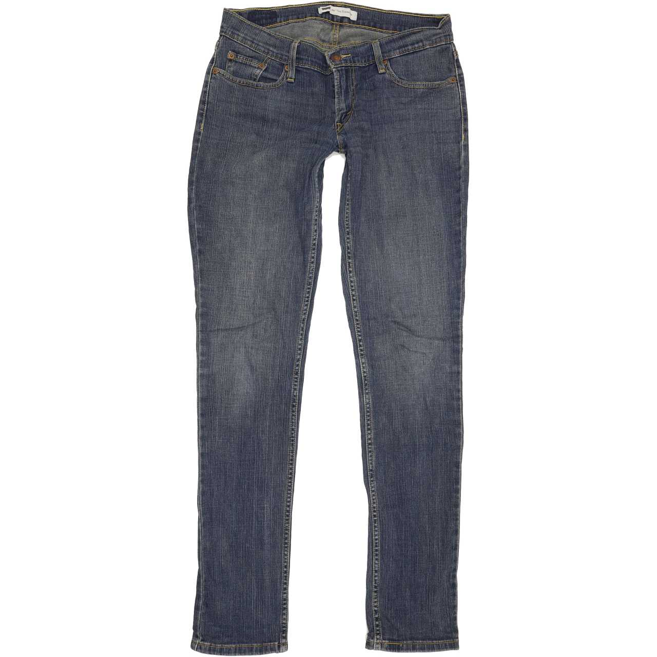 Levi's 524 Women Blue Skinny Slim Stretch Jeans W30 L33