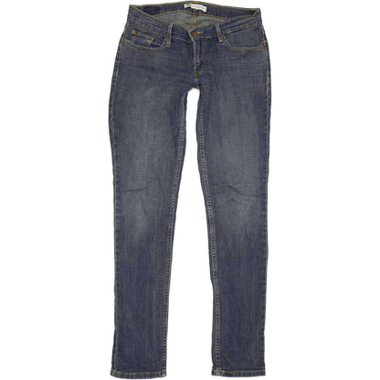 Levi's 524 Women Blue Skinny Slim Stretch Jeans W30 L33