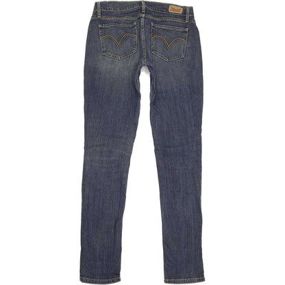 Levi's 524 Women Blue Skinny Slim Stretch Jeans W30 L33