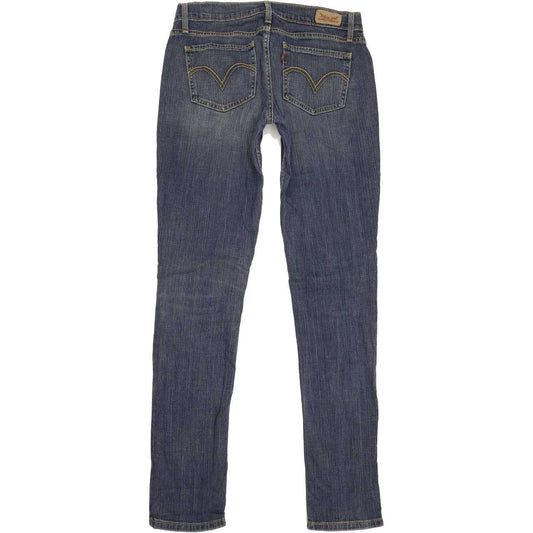 Levi's 524 Women Blue Skinny Slim Stretch Jeans W30 L33