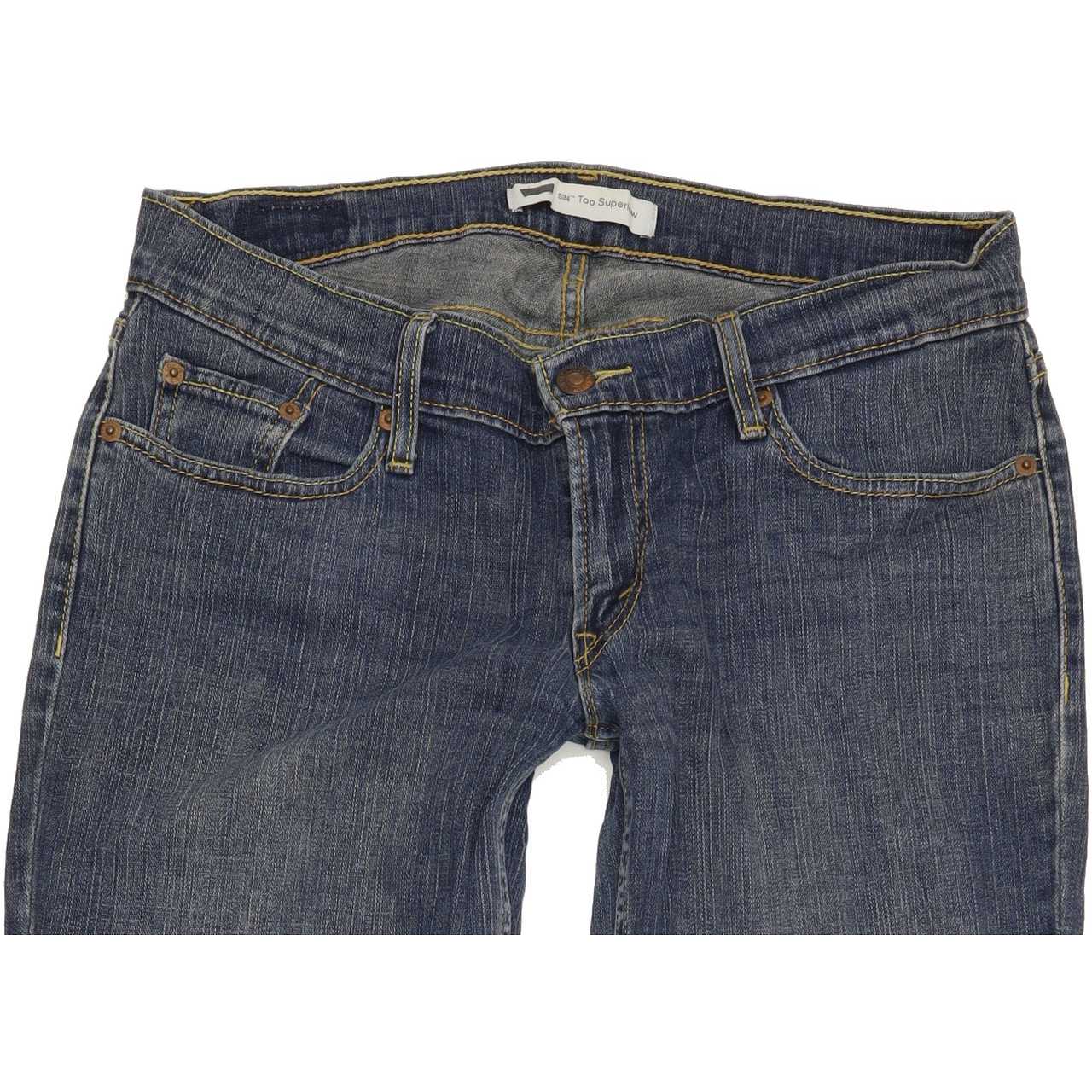 Levi's 524 Women Blue Skinny Slim Stretch Jeans W30 L33