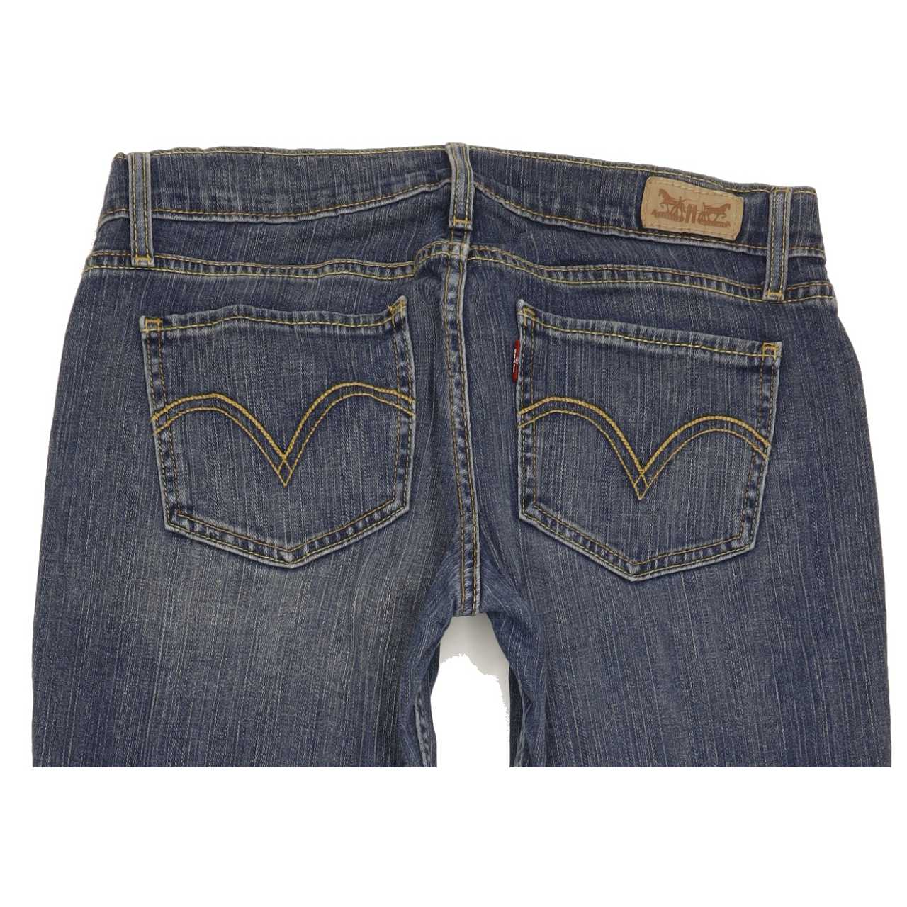 Levi's 524 Women Blue Skinny Slim Stretch Jeans W30 L33