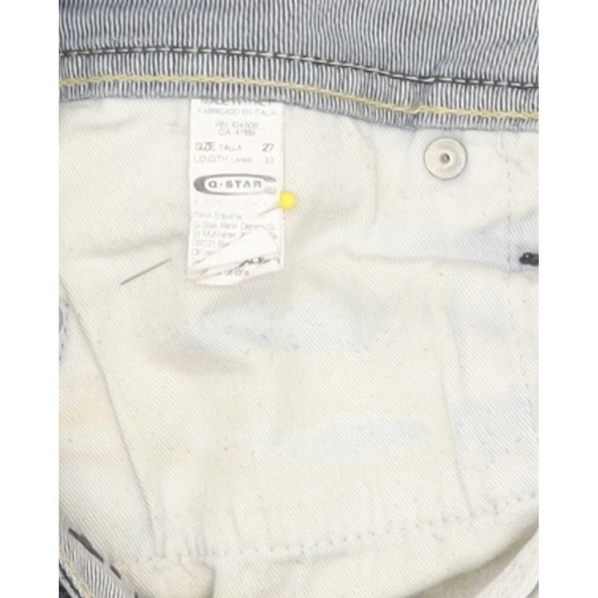 G-Star Core Women Blue Straight Slim Stretch Jeans W27 L30