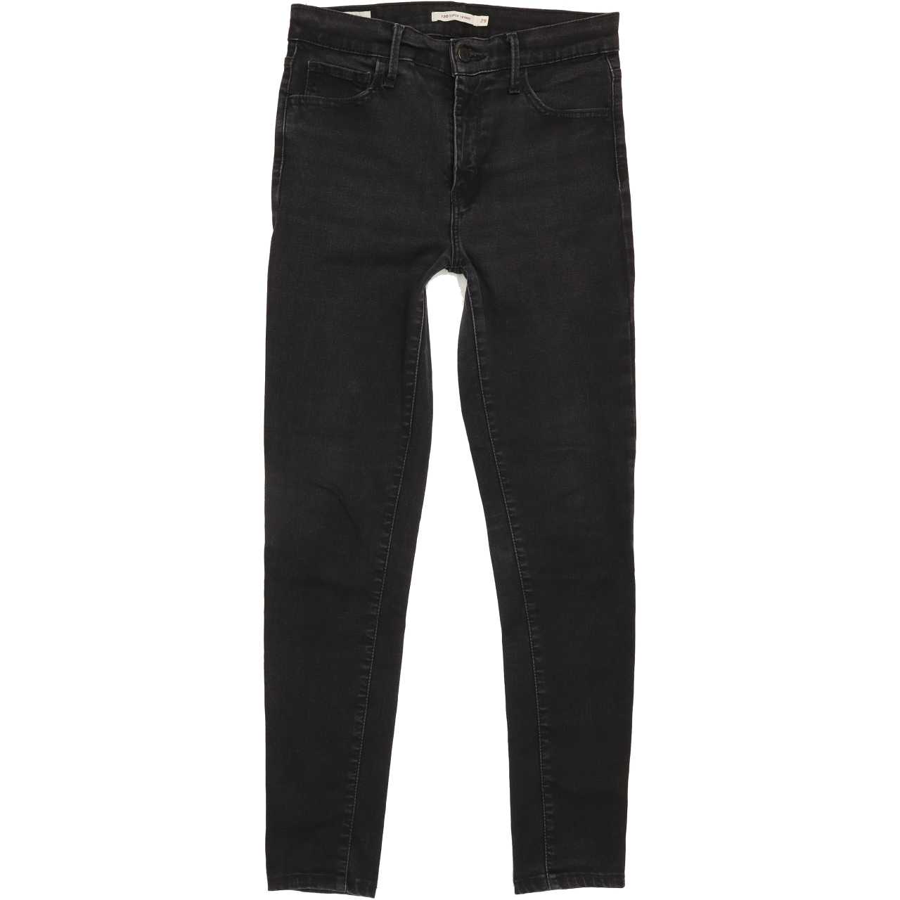 Levi's 720 Super Women Black Skinny Regular Jeans W29 L28