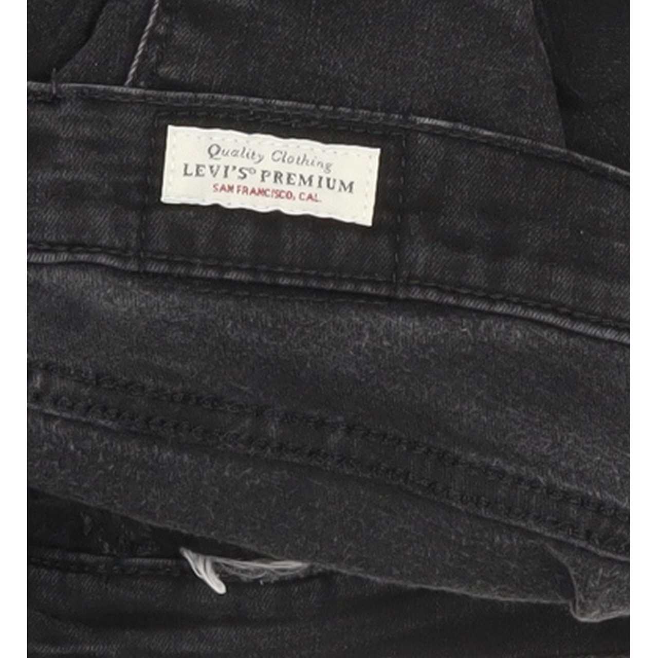 Levi's 720 Super Women Black Skinny Regular Jeans W29 L28