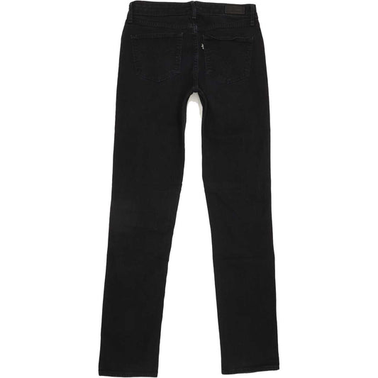 Levi's Demi Curve Women Black Straight Classic Stretch Jeans W28 L31
