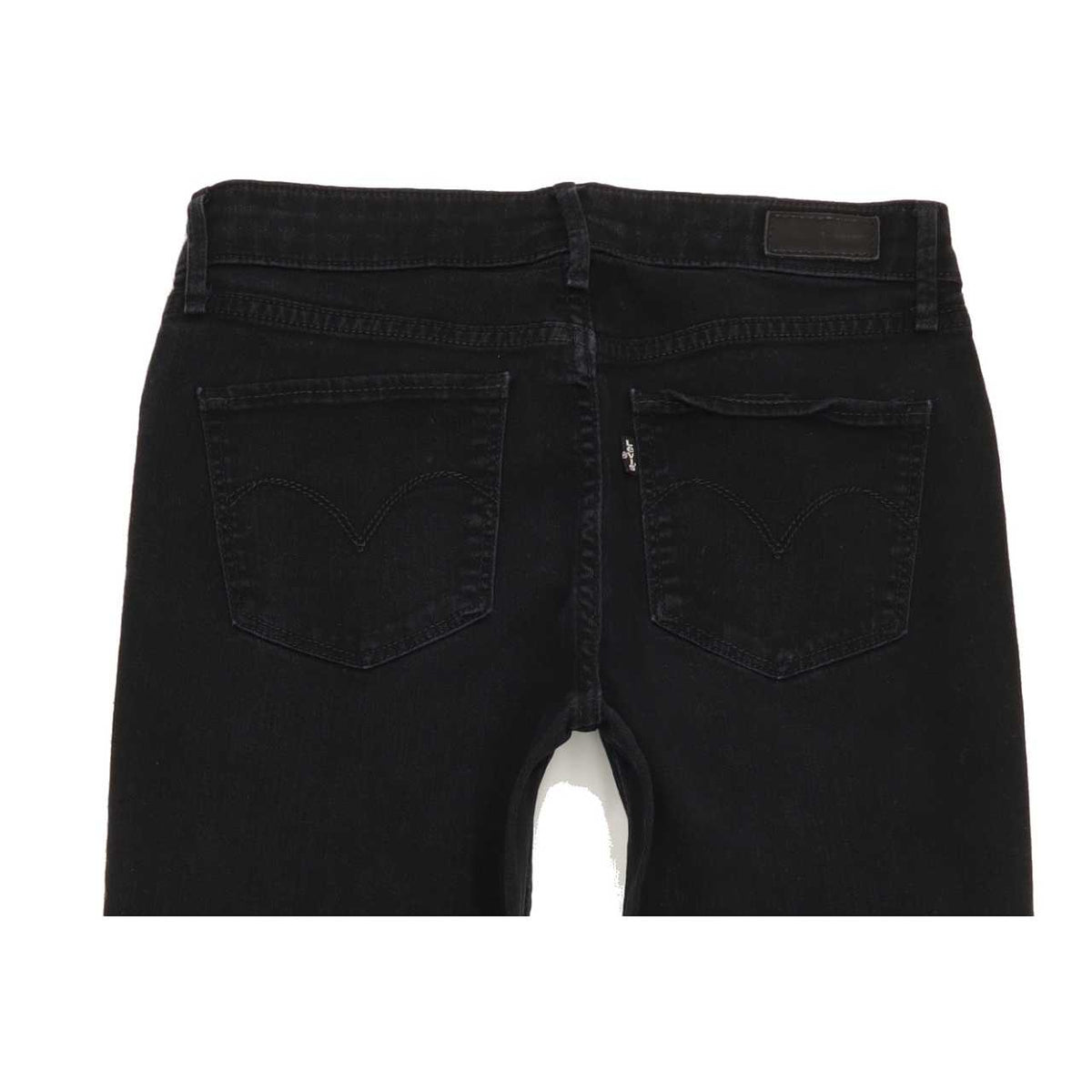 Levi's Demi Curve Women Black Straight Classic Stretch Jeans W28 L31