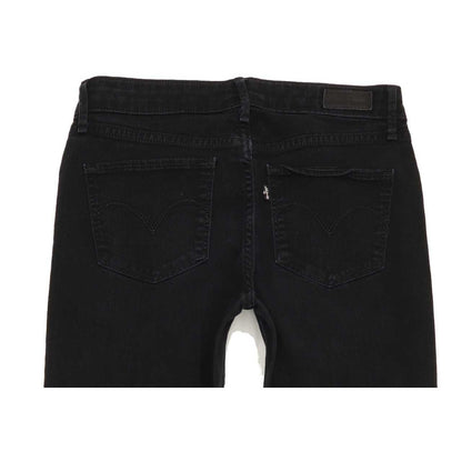 Levi's Demi Curve Women Black Straight Classic Stretch Jeans W28 L31