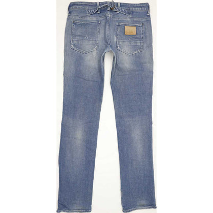 G-Star 3301 Men Blue Straight Slim Jeans W30 L33