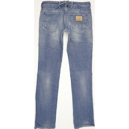 G-Star 3301 Men Blue Straight Slim Jeans W30 L33
