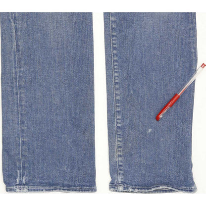 G-Star 3301 Men Blue Straight Slim Jeans W30 L33