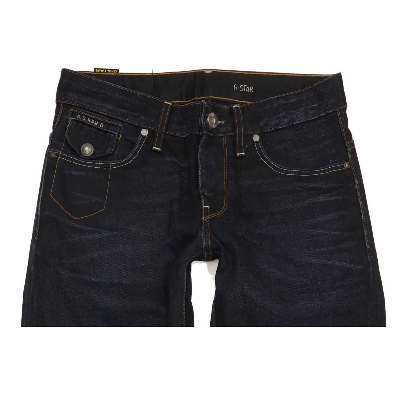 G-Star Morris Men Blue Straight Slim Jeans W29 L30