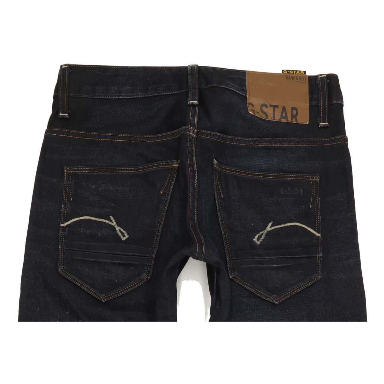 G-Star Morris Men Blue Straight Slim Jeans W29 L30