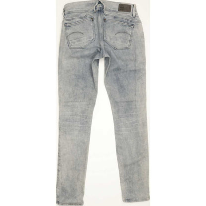 G-Star Lynn Women Blue Skinny Slim Jeans W28 L30