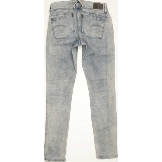 G-Star Lynn Women Blue Skinny Slim Jeans W28 L30