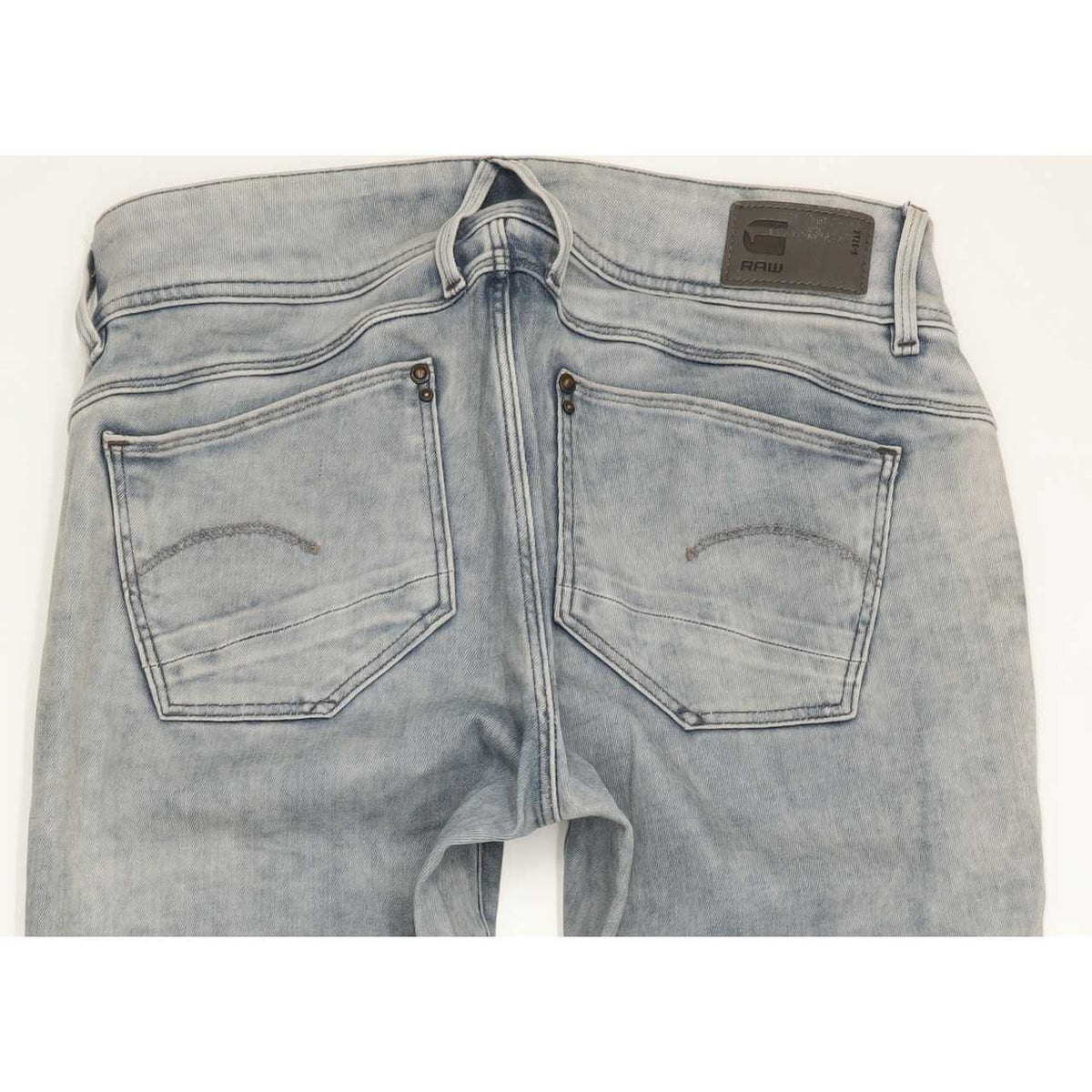 G-Star Lynn Women Blue Skinny Slim Jeans W28 L30