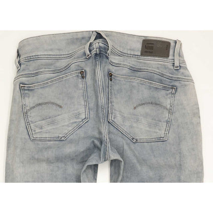 G-Star Lynn Women Blue Skinny Slim Jeans W28 L30