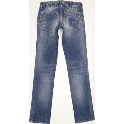 G-Star Midge Women Blue Straight Slim Stretch Jeans W26 L33