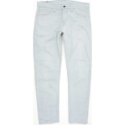 Levi's Men Blue Straight Slim Stretch Jeans W30 L30