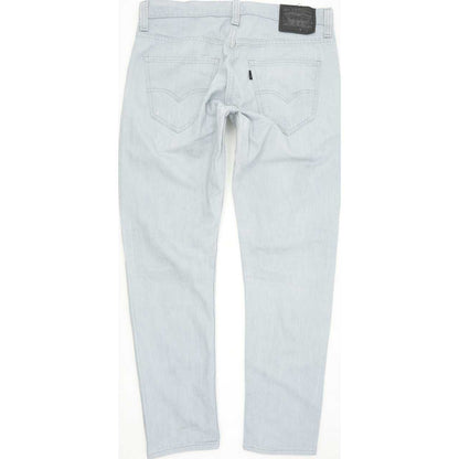 Levi's Men Blue Straight Slim Stretch Jeans W30 L30