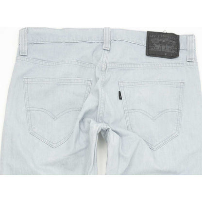 Levi's Men Blue Straight Slim Stretch Jeans W30 L30