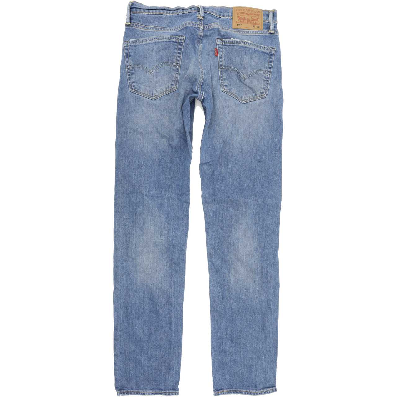 Levi's 511 Men Blue Straight Slim Stretch Jeans W32 L32