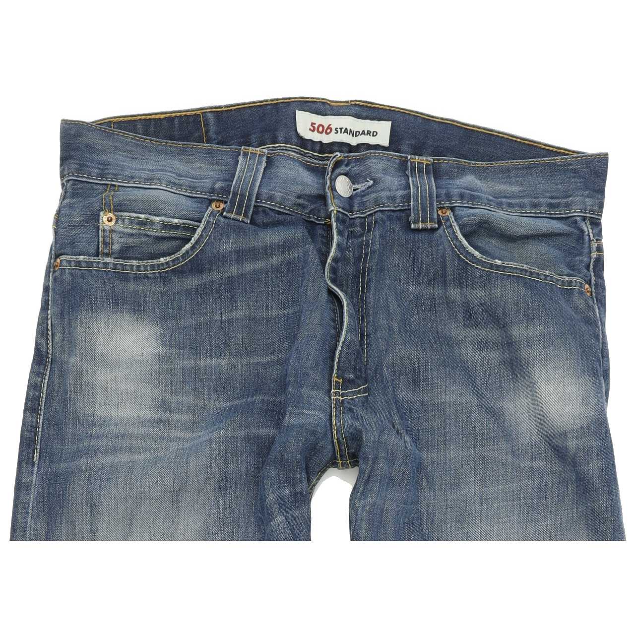 Levi's 506 Men Blue Straight Regular Jeans W33 L31