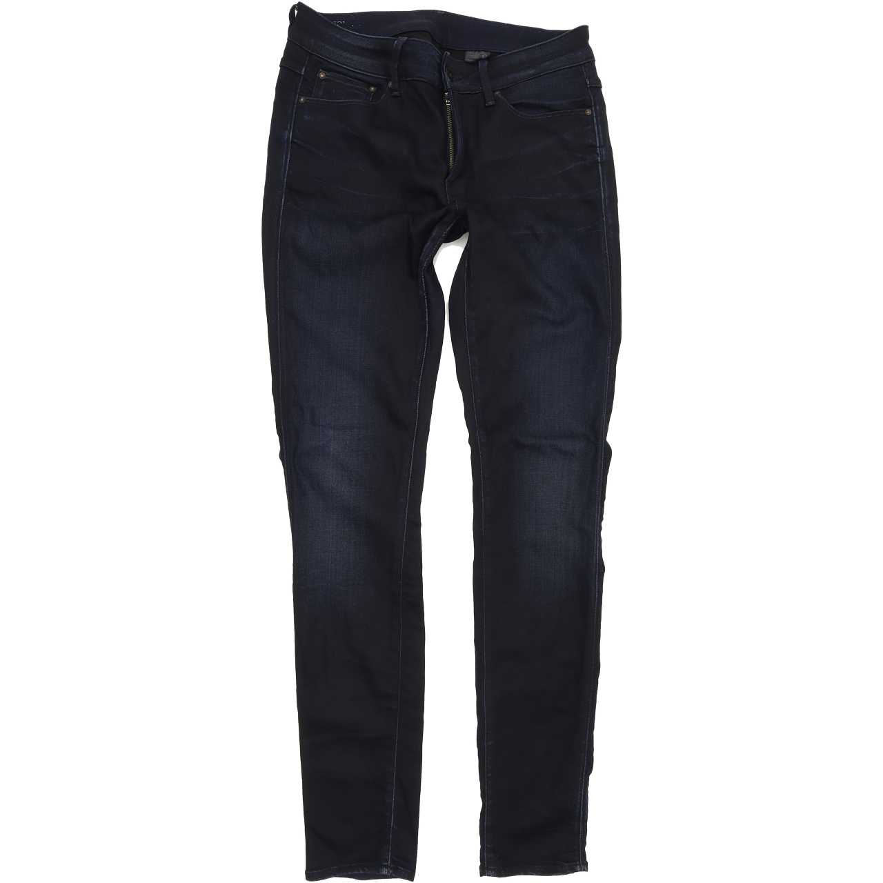 G-Star 3301 Contour High Women Blue Skinny Slim Stretch Jeans W29 L32