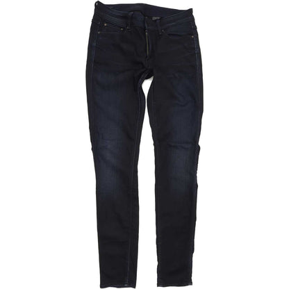 G-Star 3301 Contour High Women Blue Skinny Slim Stretch Jeans W29 L32