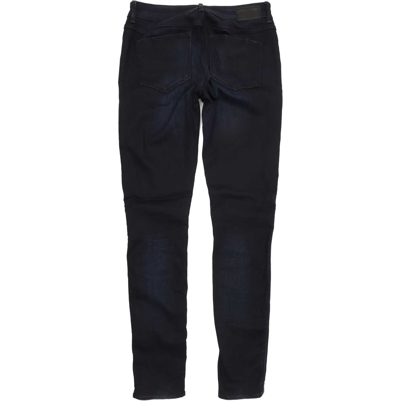G-Star 3301 Contour High Women Blue Skinny Slim Stretch Jeans W29 L32