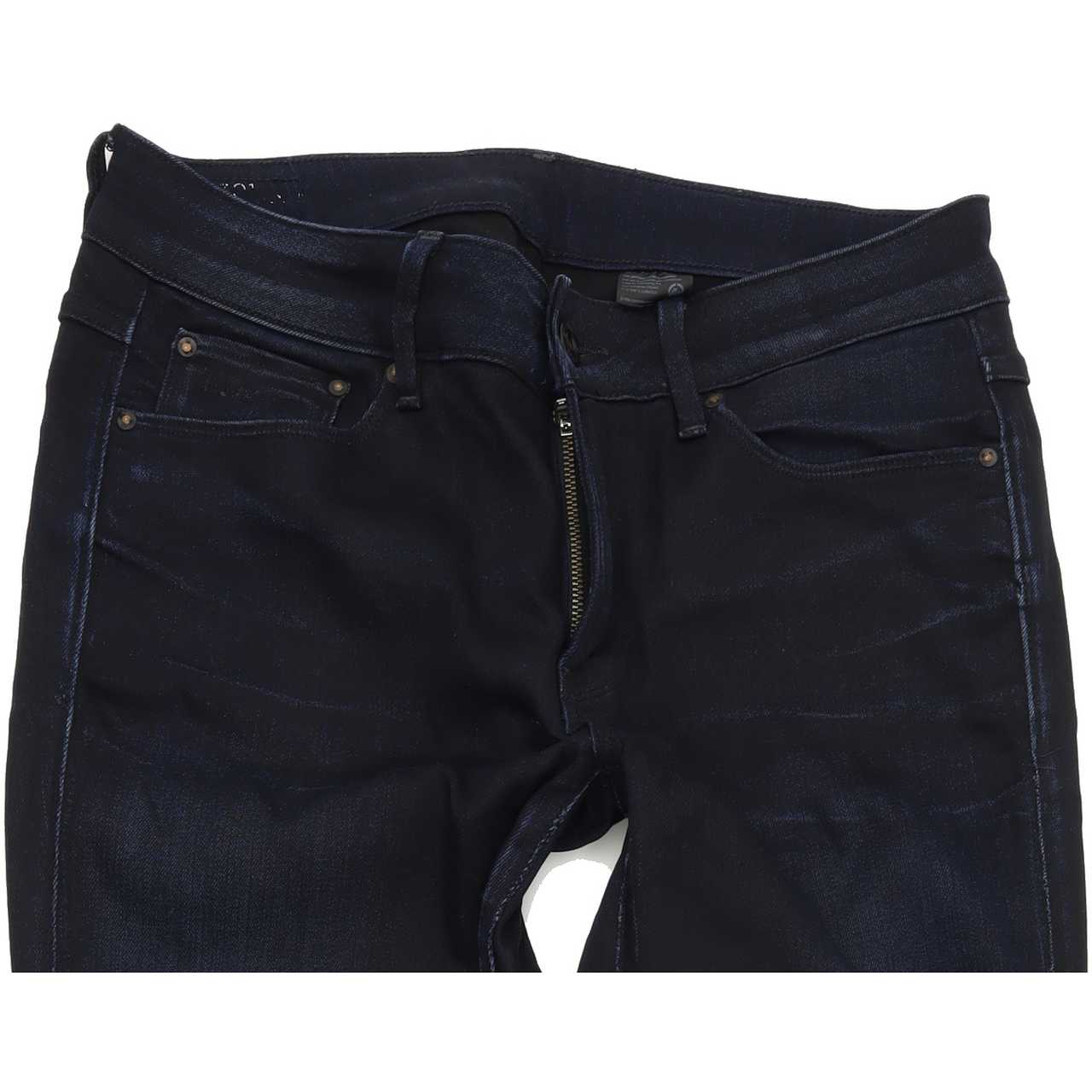 G-Star 3301 Contour High Women Blue Skinny Slim Stretch Jeans W29 L32