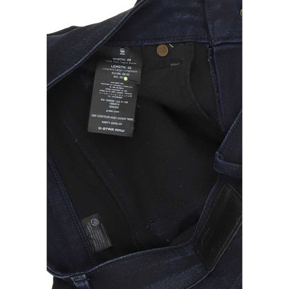 G-Star 3301 Contour High Women Blue Skinny Slim Stretch Jeans W29 L32