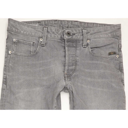 G-Star Revend Men Grey Straight Regular Stretch Jeans W31 L30
