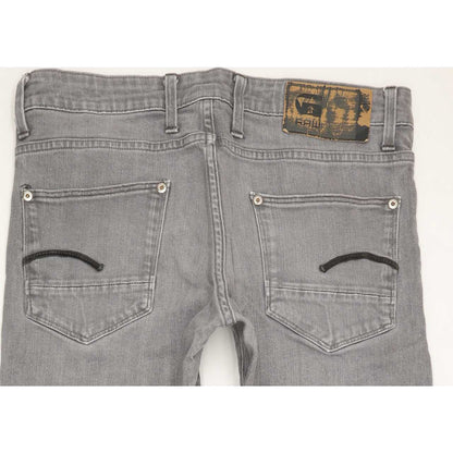 G-Star Revend Men Grey Straight Regular Stretch Jeans W31 L30