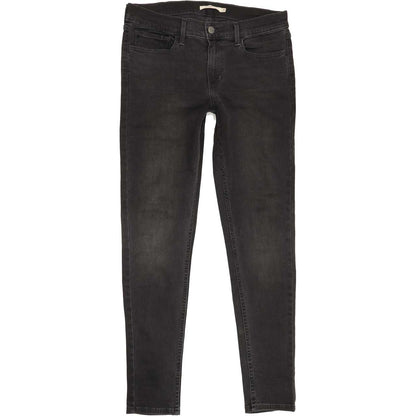Levi's 710 Super Women Black Skinny Regular Jeans W30 L29
