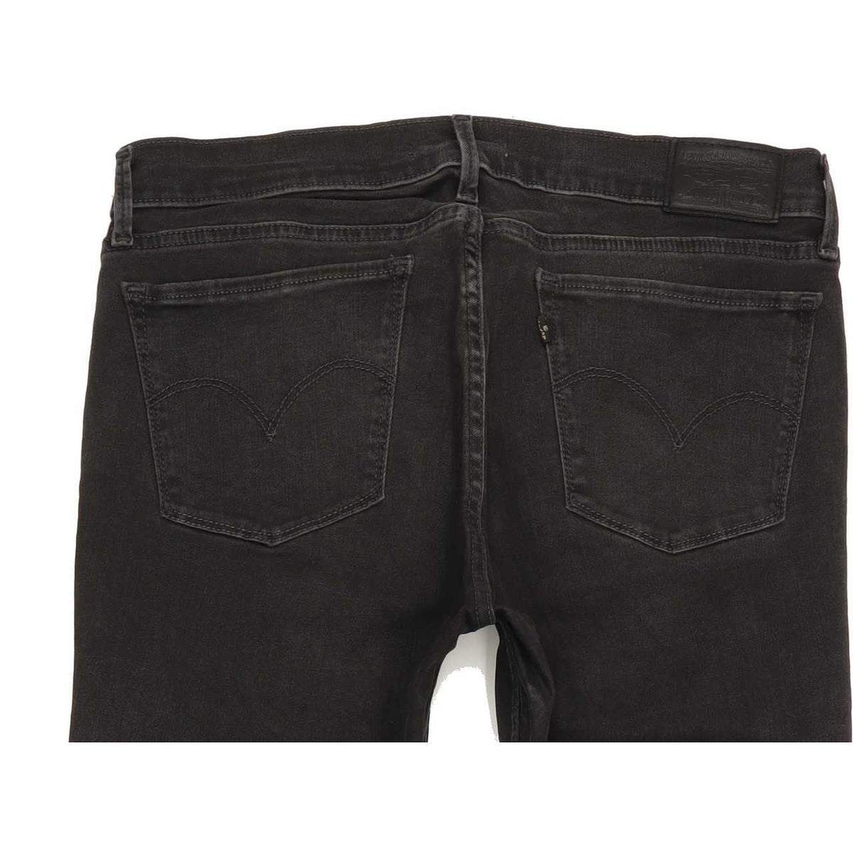 Levi's 710 Super Women Black Skinny Regular Jeans W30 L29