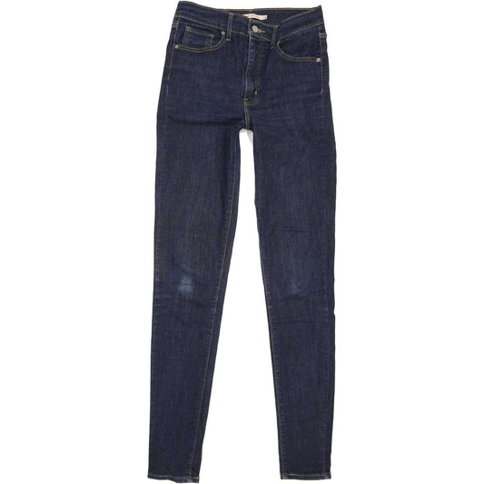 Levi's Mile High Rise Blue Skinny Stretch Jeans High Waisted W29 L33