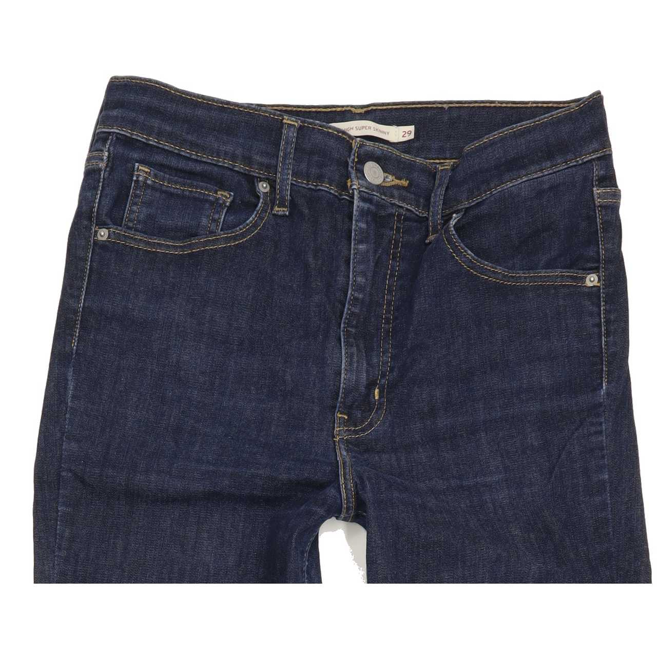 Levi's Mile High Rise Blue Skinny Stretch Jeans High Waisted W29 L33