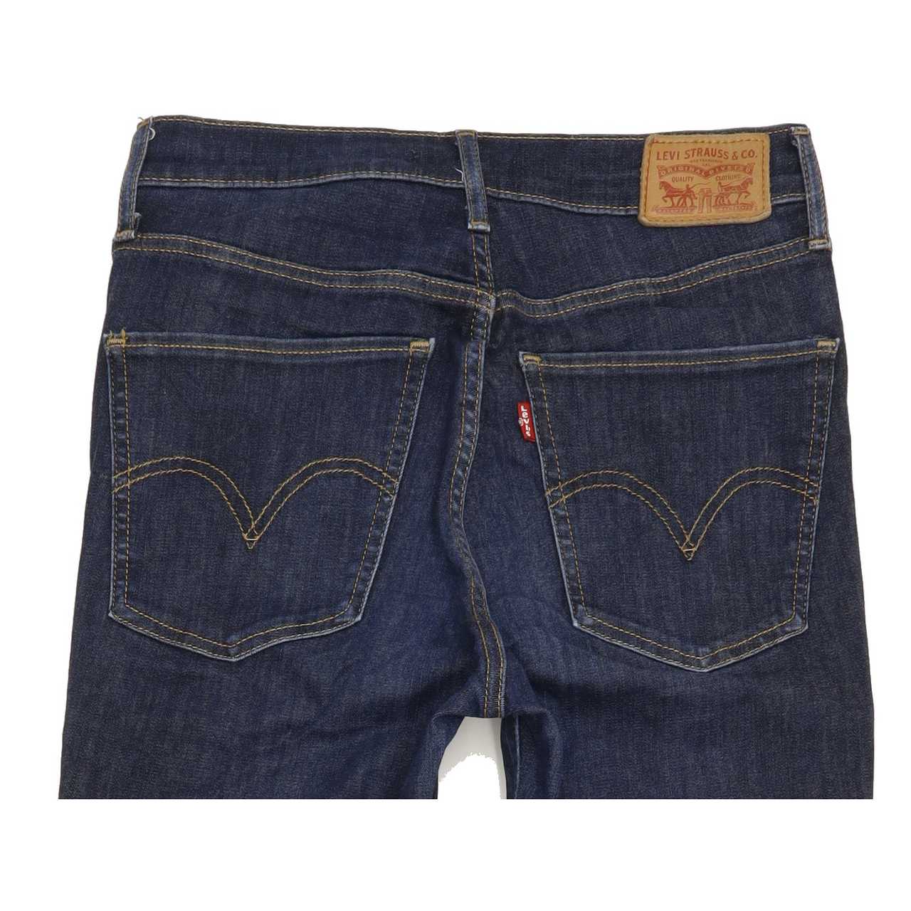 Levi's Mile High Rise Blue Skinny Stretch Jeans High Waisted W29 L33