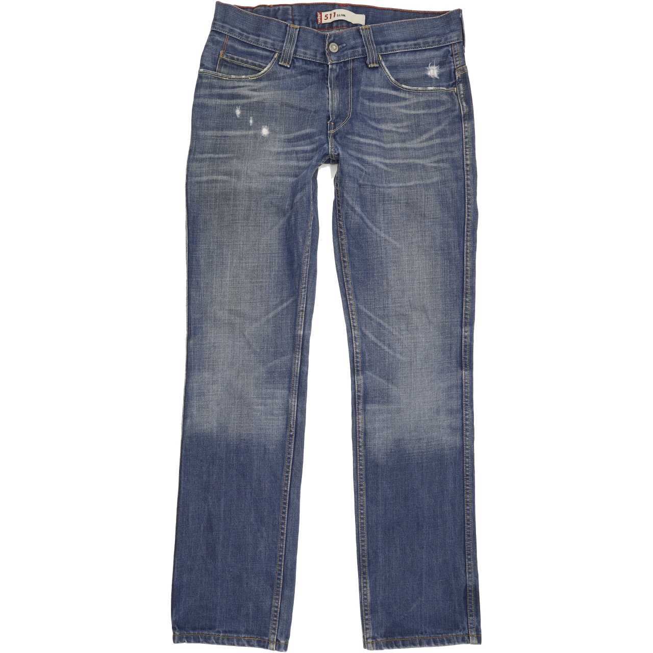 Levi's 511 Men Blue Straight Slim Jeans W32 L32