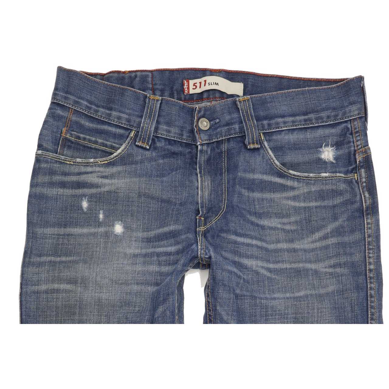 Levi's 511 Men Blue Straight Slim Jeans W32 L32