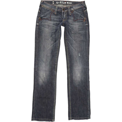 G-Star Limit Women Blue Straight Slim Jeans W27 L31