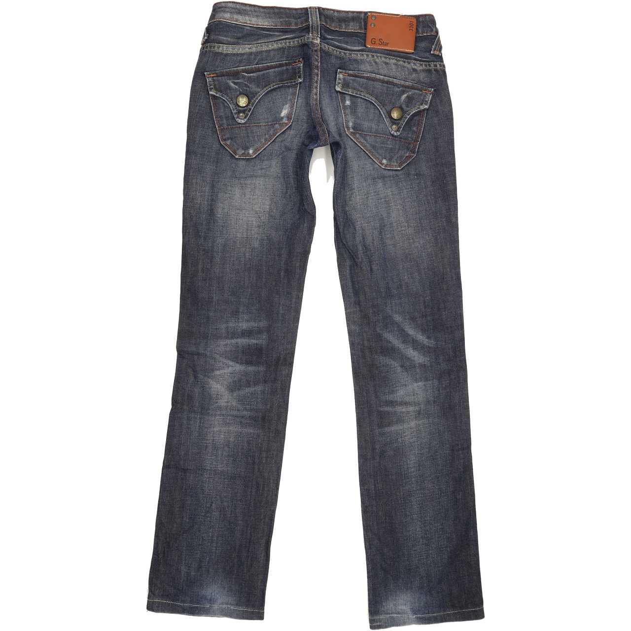 G-Star Limit Women Blue Straight Slim Jeans W27 L31