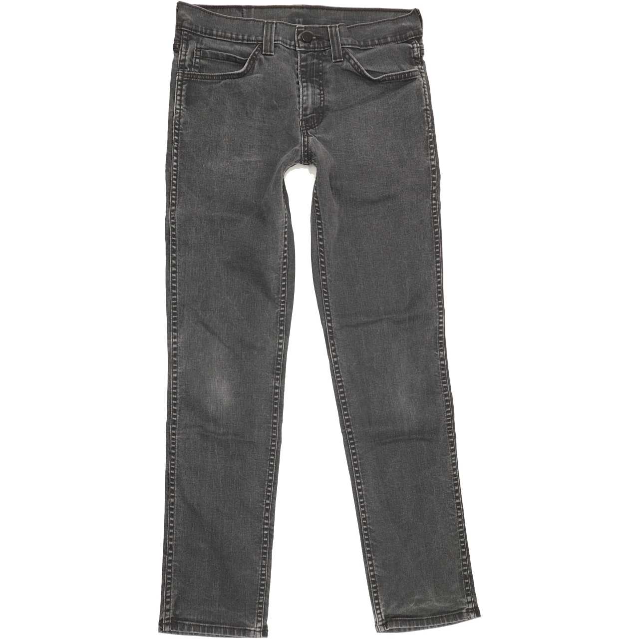 Levi's 511 Women Grey Straight Slim Stretch Jeans W31 L30