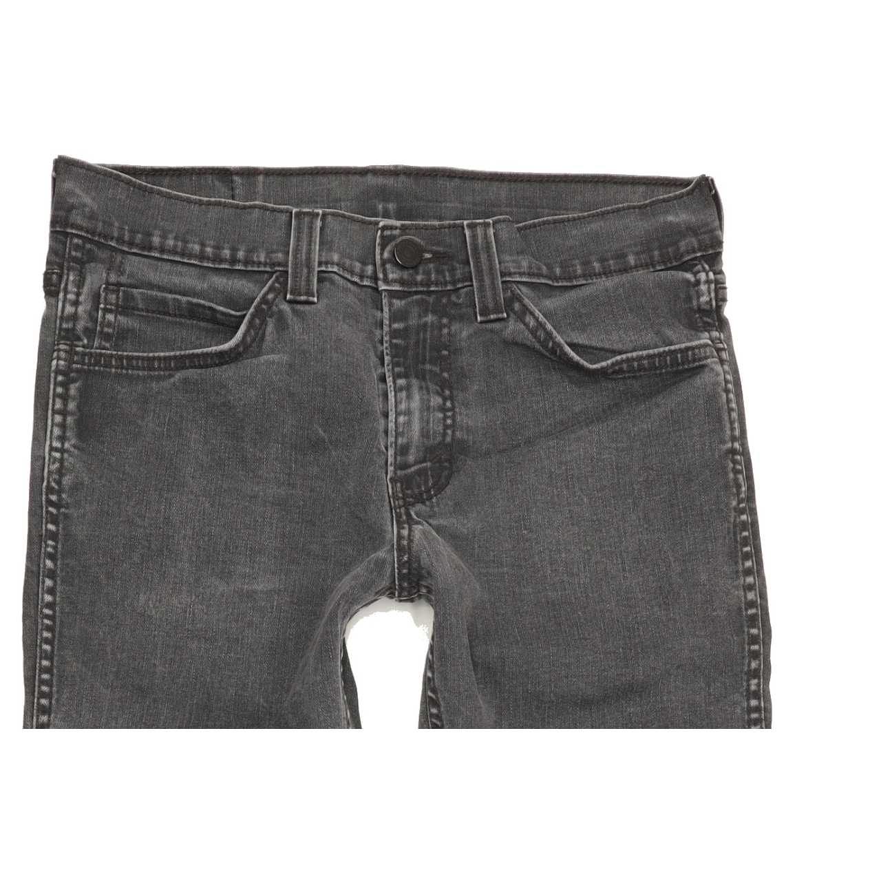 Levi's 511 Women Grey Straight Slim Stretch Jeans W31 L30