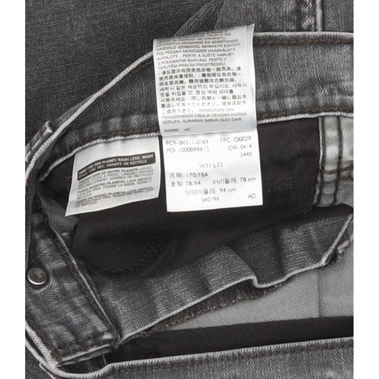 Levi's 511 Women Grey Straight Slim Stretch Jeans W31 L30