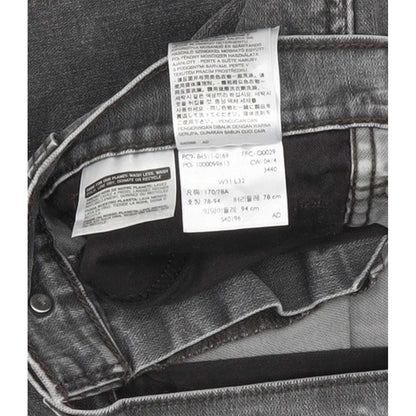 Levi's 511 Women Grey Straight Slim Stretch Jeans W31 L30