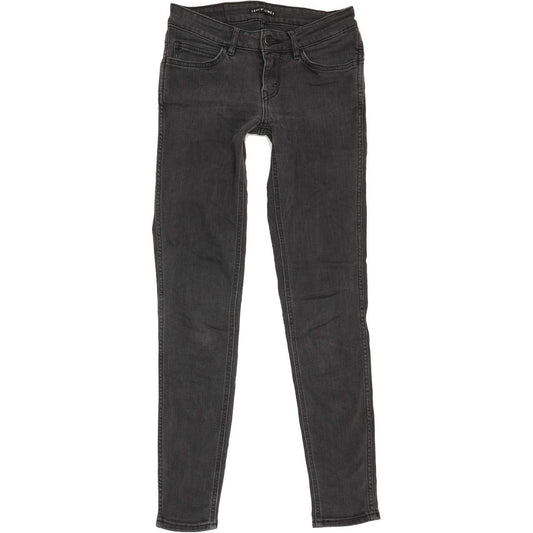 Levi's Line 8 Women Charcoal Skinny Slim Jeans W26 L29