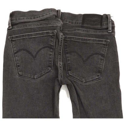 Levi's 710 Super Women Charcoal Skinny Regular Stretch Jeans W26 L31