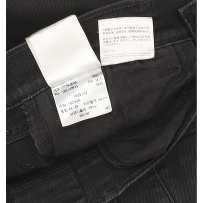 Levi's 710 Super Women Black Skinny Regular Stretch Jeans W25 L31